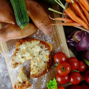 Chicken and cheese sweet potato pizza bear- 235g