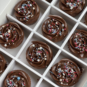 Chocolate ganache cupcakes- box of 12