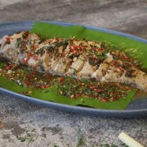 Whole Steamed Sea Bass In A Sauce Of Your Choice