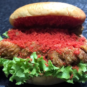Cheetos Chicken Burger