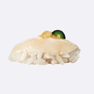 Nigiri de Vieira con Yuzu