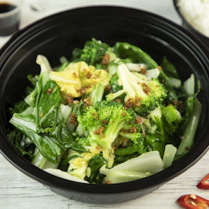 Stir Fried Exotic Greens