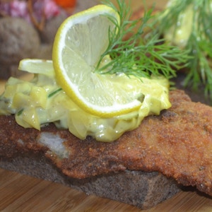 Göteborg, Crispy home fried fish fillet