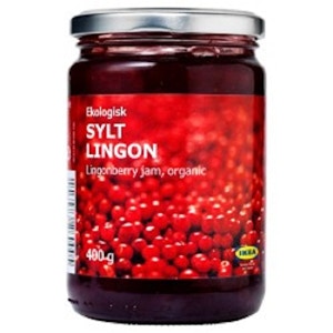 Lingon Berry Jam 400gr Organic