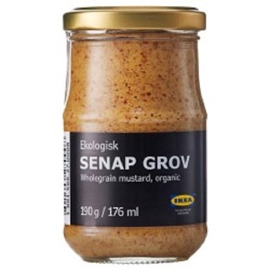 WHOLEGRAIN MUSTARD / GROV SENAP ORGANIC