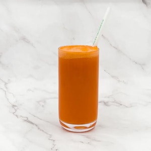 Carrot, Apple and Ginger Juice.