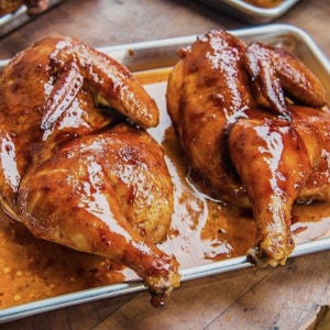 Marinated Half Chicken Sous-vide