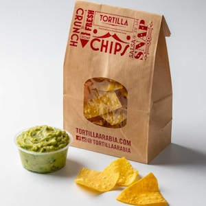 Bag of Tortilla Chips & Guacamole