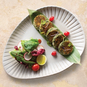 Corn & Spinach Kebab